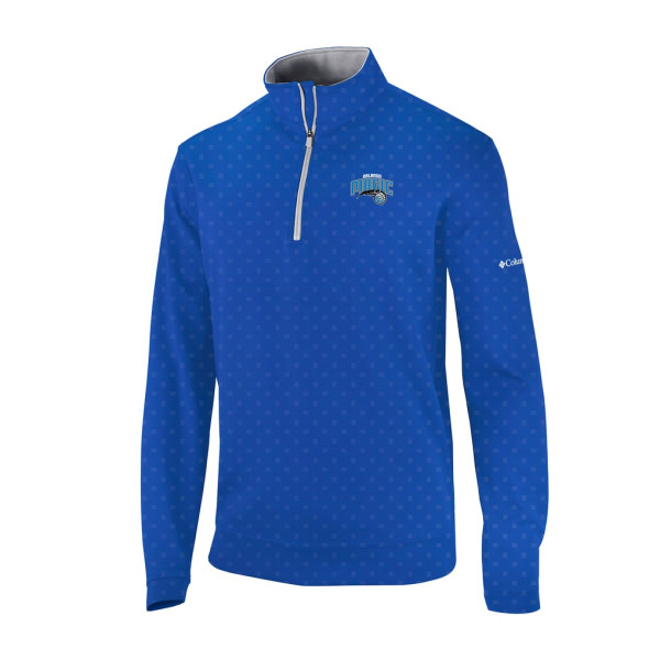 Куртка Orlando Magic Columbia Blue Wickham Hills Omni-Wick Quarter-Zip