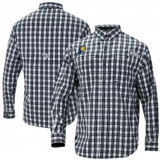 Indiana Pacers Columbia Navy Super Tamiami Omni-Shade Long Sleeve Button-Down Shirt