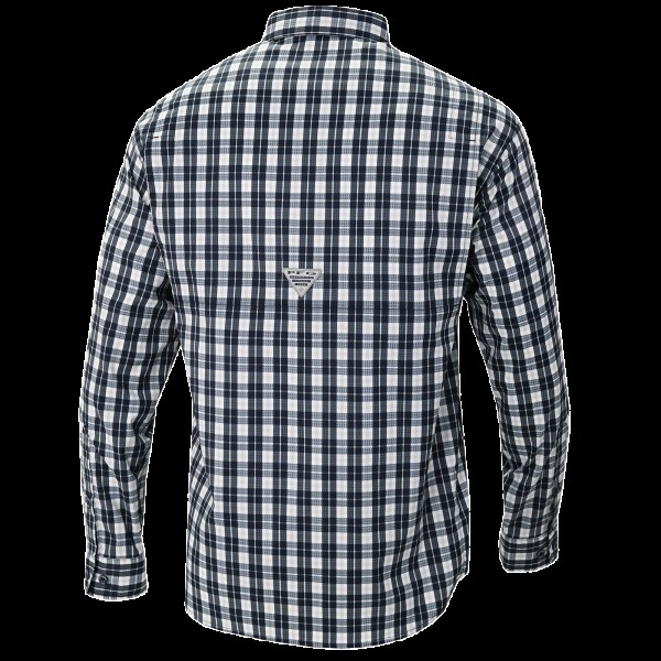 Indiana Pacers Columbia Navy Super Tamiami Omni-Shade Long Sleeve Button-Down Shirt