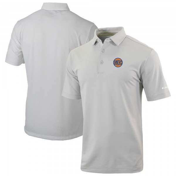 New York Knicks Columbia Gray Omni-Wick Even Lie Polo