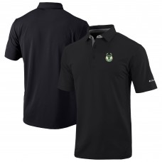 Milwaukee Bucks Columbia Black Omni-Wick Even Lie Polo