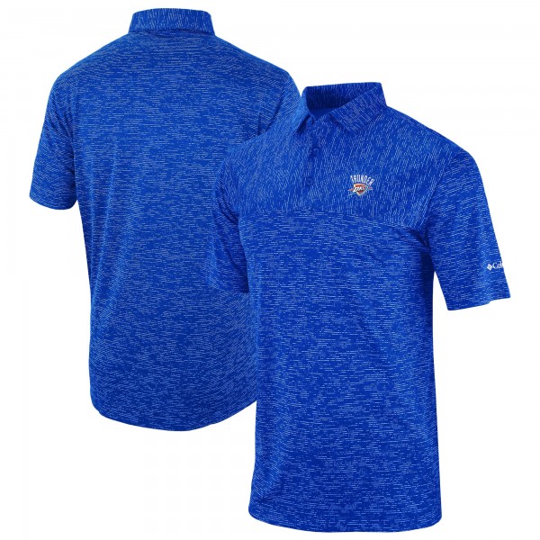 Поло Oklahoma City Thunder Columbia Blue Omni-Wick Heading Out