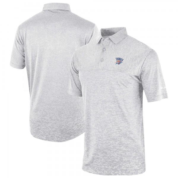 Поло Oklahoma City Thunder Columbia Gray Omni-Wick Heading Out