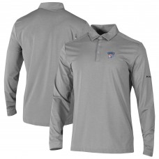 Поло Oklahoma City Thunder Columbia Gray Omni-Wick Pin High Long Sleeve