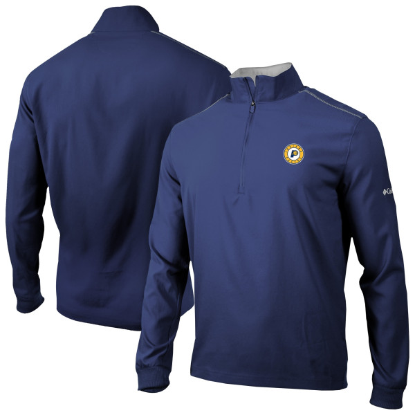 Indiana Pacers Columbia Navy Omni-Wick Bogeys Paradise Quarter-Zip Top