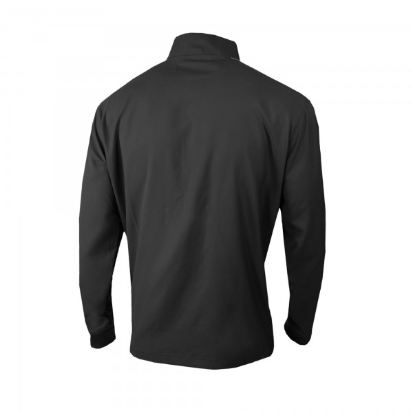 Milwaukee Bucks Columbia Black Omni-Wick Bogeys Paradise Quarter-Zip Top