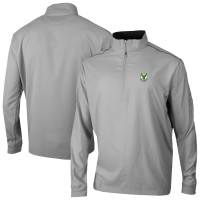 Milwaukee Bucks Columbia Gray Omni-Wick Bogeys Paradise Quarter-Zip Top