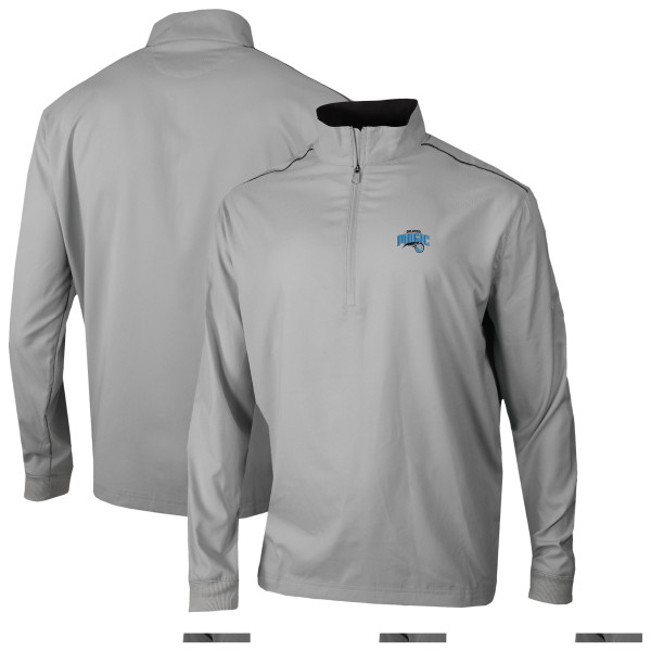 Orlando Magic Columbia Gray Omni-Wick Bogeys Paradise Quarter-Zip Top