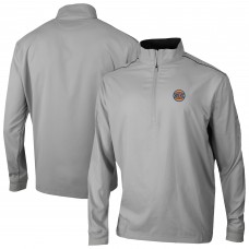 New York Knicks Columbia Gray Omni-Wick Bogeys Paradise Quarter-Zip Top