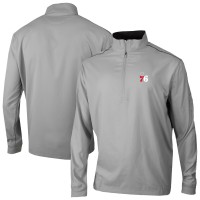Philadelphia 76ers Columbia Gray Omni-Wick Bogeys Paradise Quarter-Zip Top