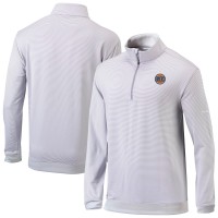 New York Knicks Columbia Gray/White Omni-Wick Even Lie Quarter-Zip Top