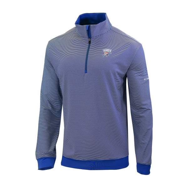 Oklahoma City Thunder Columbia Blue Omni-Wick Even Lie Quarter-Zip Top