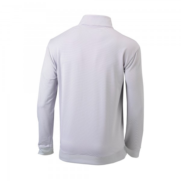 Oklahoma City Thunder Columbia Gray/White Omni-Wick Even Lie Quarter-Zip Top