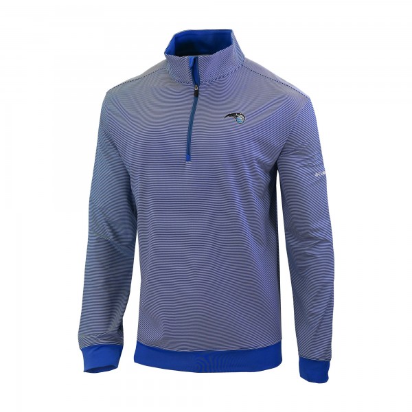 Orlando Magic Columbia Blue Omni-Wick Even Lie Quarter-Zip Top