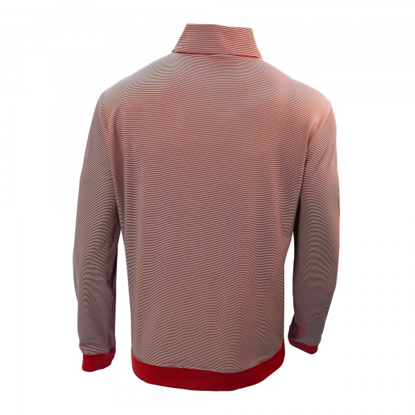 Philadelphia 76ers Columbia Red Omni-Wick Even Lie Quarter-Zip Top
