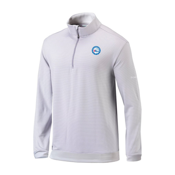 Пуловер Philadelphia 76ers Columbia Gray/White Omni-Wick Even Lie