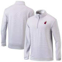 Кофта на короткой молнии Miami Heat Columbia Gray/White Omni-Wick Even Lie