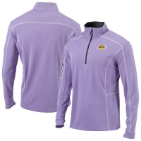 Кофта на короткой молнии Los Angeles Lakers Columbia Omni-Wick Shotgun - Purple