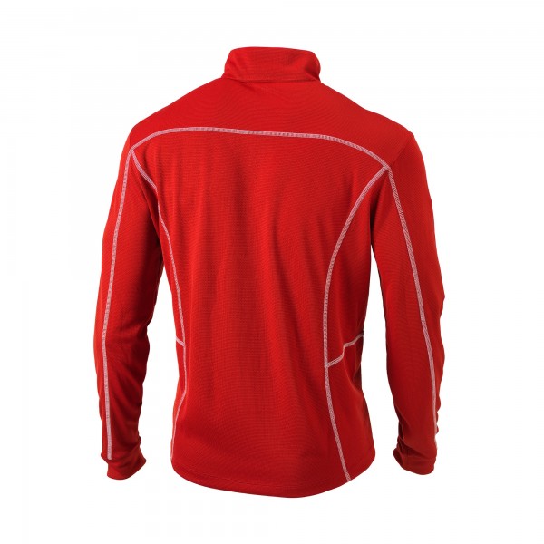 Miami Heat Columbia Red Omni-Wick Shotgun Quarter-Zip Jacket