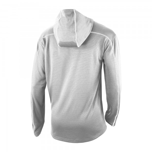 Milwaukee Bucks Columbia Gray Omni-Wick Shotgun Pullover Hoodie