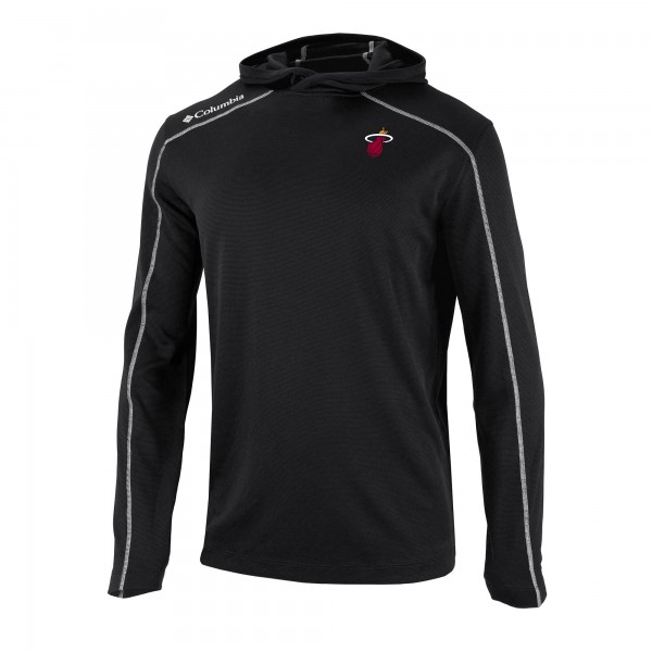 Толстовка Miami Heat Columbia Black Omni-Wick Shotgun
