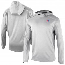 Philadelphia 76ers Columbia Gray Omni-Wick Shotgun Pullover Hoodie