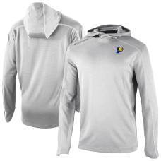 Indiana Pacers Columbia Gray Omni-Wick Shotgun Pullover Hoodie