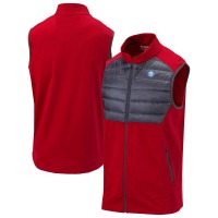 Philadelphia 76ers Columbia Red Omni-Wick In The Element Full-Zip Vest