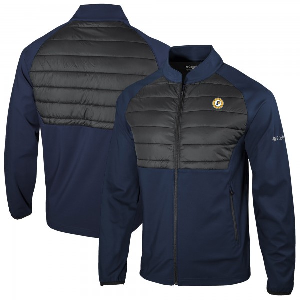 Indiana Pacers Columbia Navy Omni-Wick In The Element Full-Zip Jacket