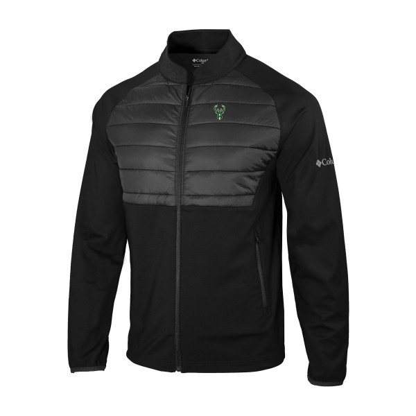 Кофта на молнии Milwaukee Bucks Columbia Omni-Wick In The Element - Black