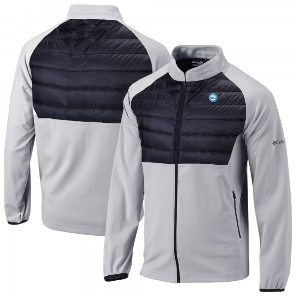 Philadelphia 76ers Columbia Gray Omni-Wick In The Element Full-Zip Jacket