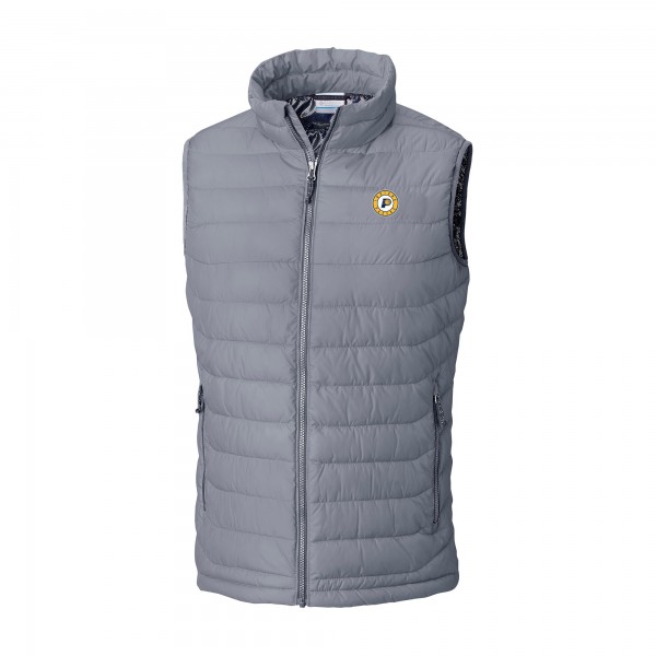 Indiana Pacers Columbia Gray Powder Lite Omni-Heat Reflective Full-Zip Vest