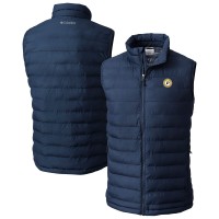 Indiana Pacers Columbia Navy Powder Lite Omni-Heat Reflective Full-Zip Vest