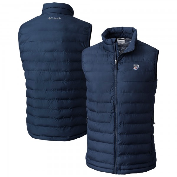 Жилетка Oklahoma City Thunder Columbia Navy Powder Lite Omni-Heat Reflective