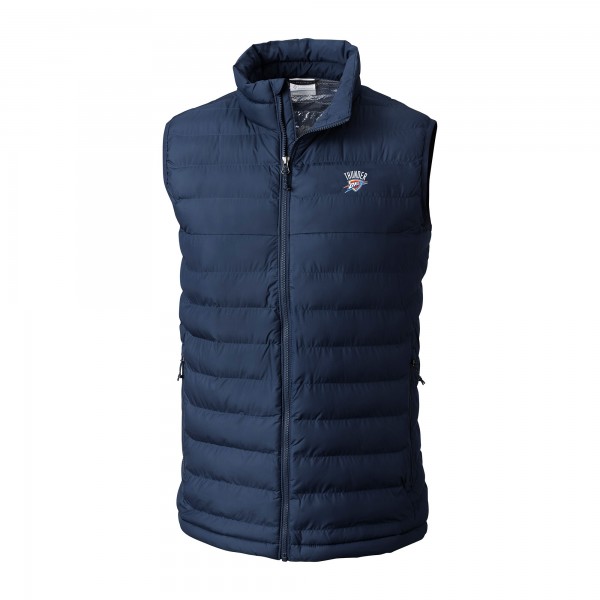 Жилетка Oklahoma City Thunder Columbia Navy Powder Lite Omni-Heat Reflective