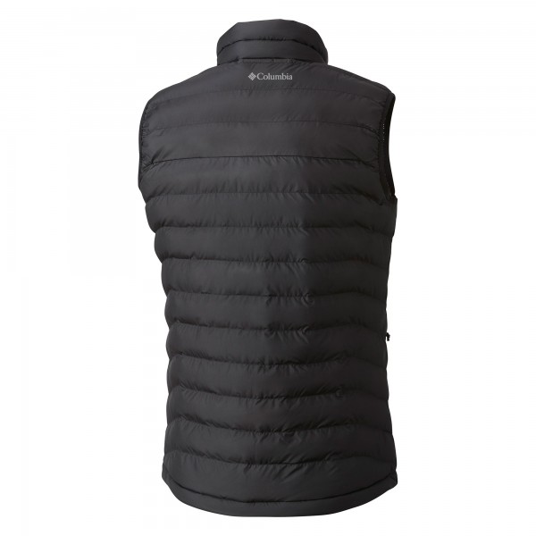 New York Knicks Columbia Black Powder Lite Omni-Heat Reflective Full-Zip Vest