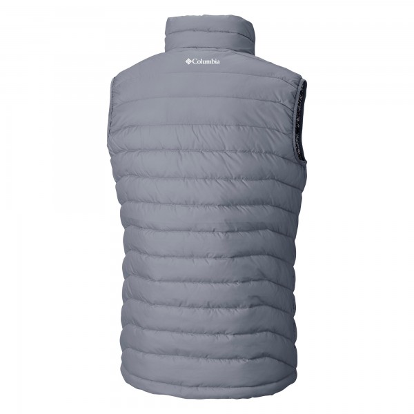 New York Knicks Columbia Gray Powder Lite Omni-Heat Reflective Full-Zip Vest