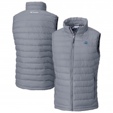 Orlando Magic Columbia Gray Powder Lite Omni-Heat Reflective Full-Zip Vest