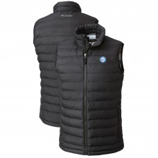 Philadelphia 76ers Columbia Black Powder Lite Omni-Heat Reflective Full-Zip Vest