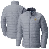 Indiana Pacers Columbia Gray Powder Lite Omni-Heat Reflective Full-Zip Jacket