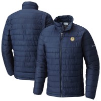 Indiana Pacers Columbia Navy Powder Lite Omni-Heat Reflective Full-Zip Jacket