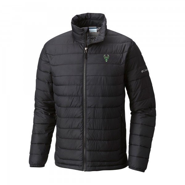 Кофта на молнии Milwaukee Bucks Columbia Powder Lite Omni-Heat Reflective - Black