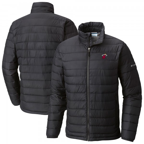 Куртка Miami Heat Columbia Black Powder Lite Omni-Heat Reflective