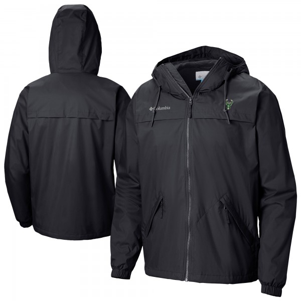 Milwaukee Bucks Columbia Black Oroville Creek Lined Full-Zip Jacket