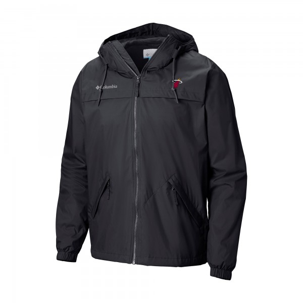 Miami Heat Columbia Black Oroville Creek Lined Full-Zip Jacket