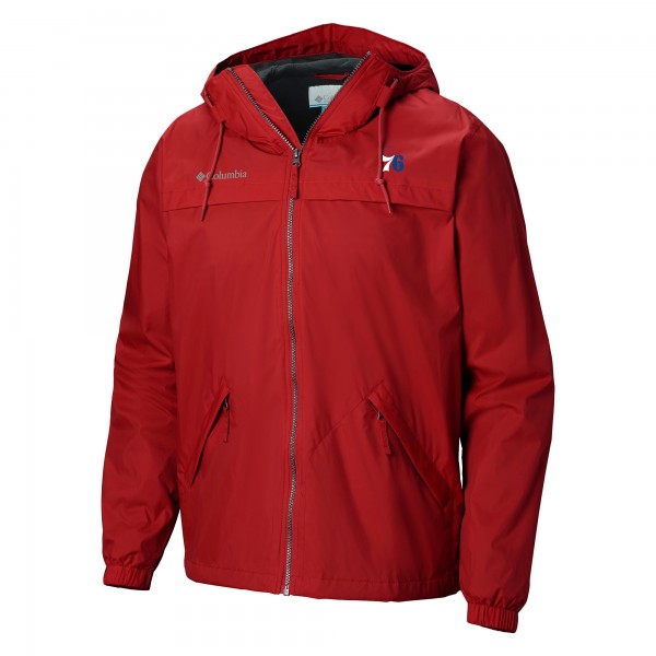 Philadelphia 76ers Columbia Red Oroville Creek Lined Full-Zip Jacket