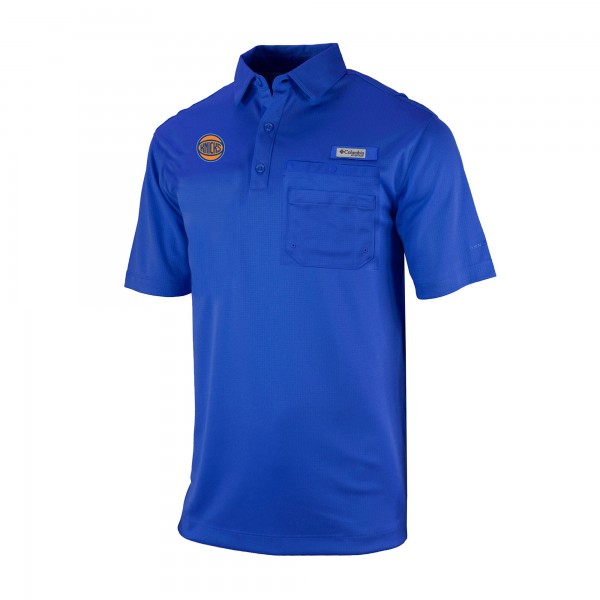 New York Knicks Columbia Blue Omni-Wick Flycaster Pocket Polo