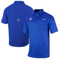 Поло Oklahoma City Thunder Columbia Blue Omni-Wick Flycaster Pocket