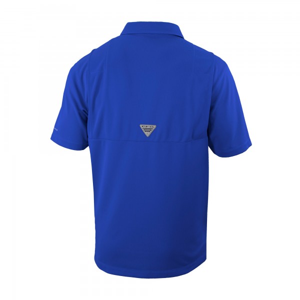 Поло Oklahoma City Thunder Columbia Blue Omni-Wick Flycaster Pocket