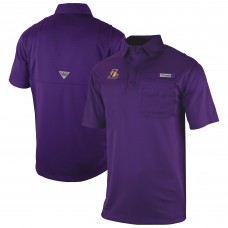 Поло Los Angeles Lakers Columbia Purple Omni-Wick Flycaster Pocket